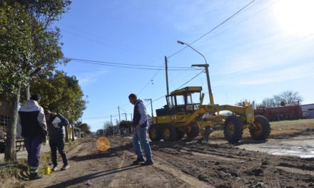 Más cuadras de cordón cuneta en Alcira Gigena