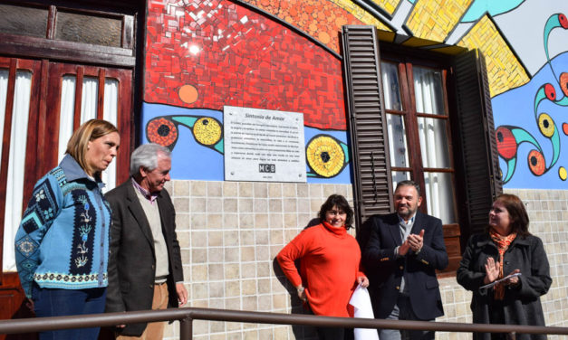 Se inauguró el mural “Sintonía de Amor” en Coronel Baigorria