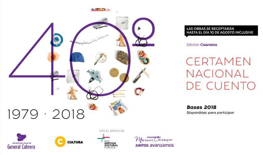 Inscripciones abiertas del 40° Certamen Nacional de Cuento