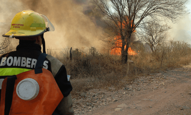 Riesgo muy alto de incendios en toda la provincia