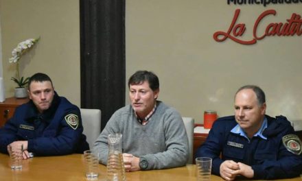 Reunión de seguridad en La Cautiva
