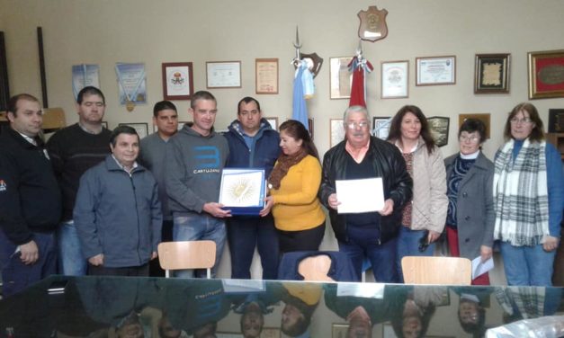 Sampacho: entrega de subsidio a Bomberos Voluntarios