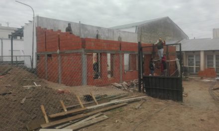 Villa Huidobro: se construye un aula para el Jardín «Merceditas de San Martín»