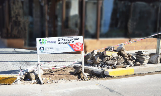 Circuitos accesibles: avance del 65 % de la obra