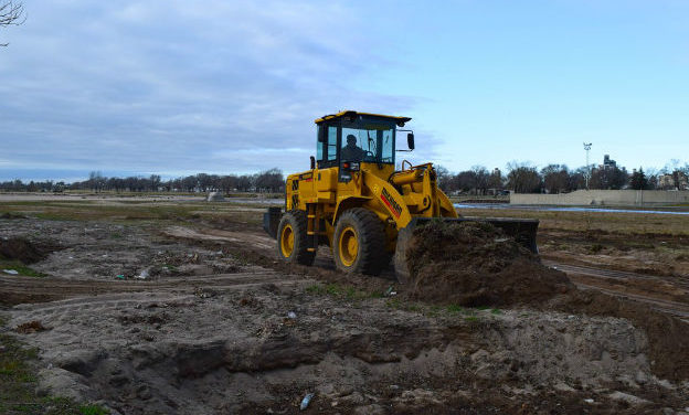 Comenzaron las tareas de limpieza en el río Cuarto
