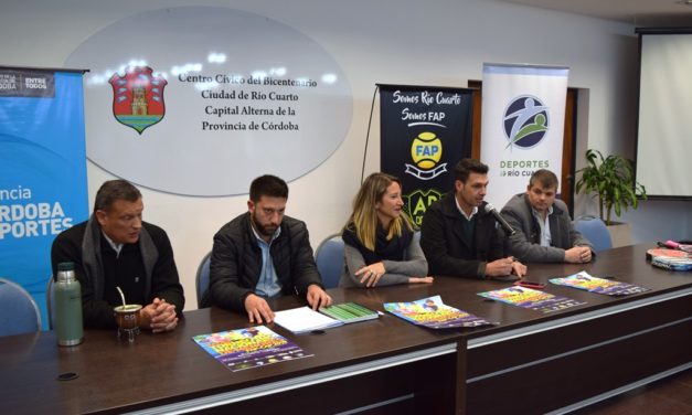 Se presentó el Torneo Nacional de Padel de Menores en Río Cuarto