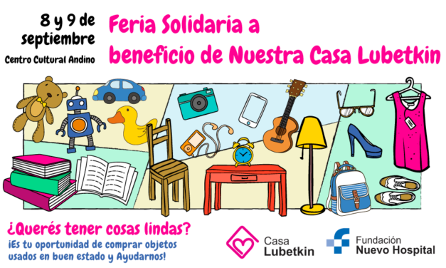 Se realizará una Feria Solidaria a beneficio de Casa Lubetkin