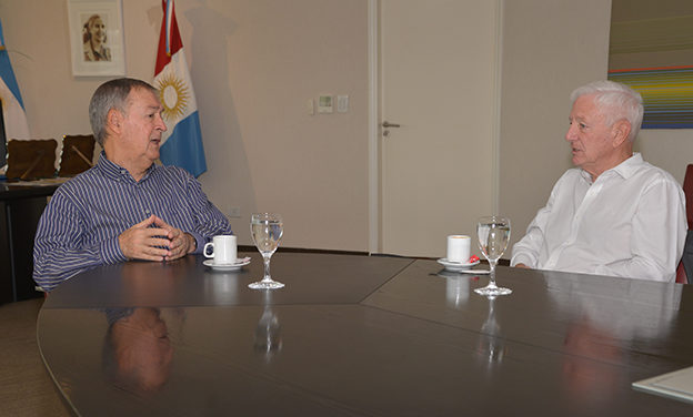 El gobernador Schiaretti recibió al rector Hugo Juri