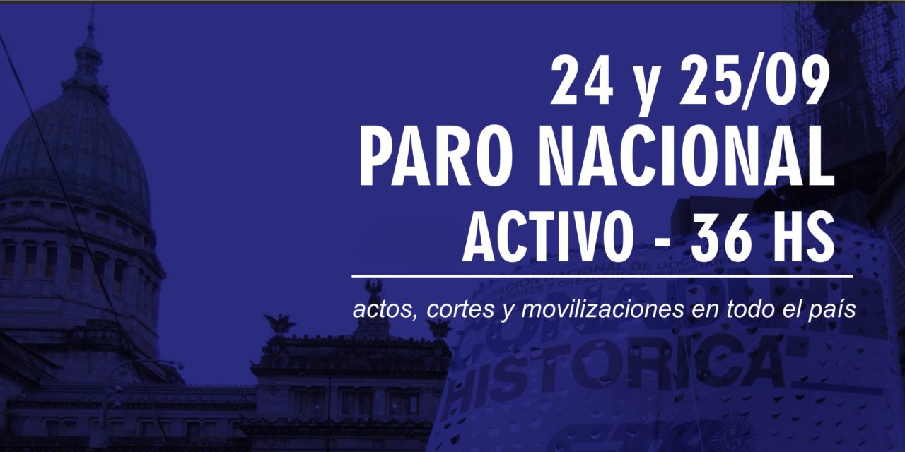Los gremios que adhieren al paro general