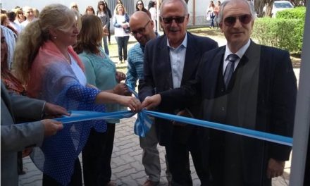 Se inauguró el edificio de la sede de Inspección Escolar en Huinca Renancó