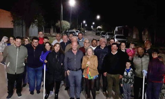 Inauguración Luces LED en General Cabrera