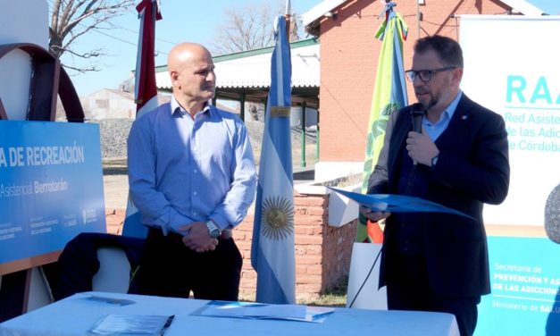 Berrotarán: se inauguró un Centro de Prevención de Adicciones