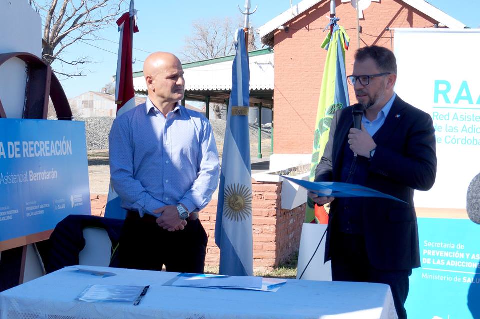 Berrotarán: se inauguró un Centro de Prevención de Adicciones