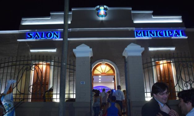 Reducción: se reinauguró el salón municipal