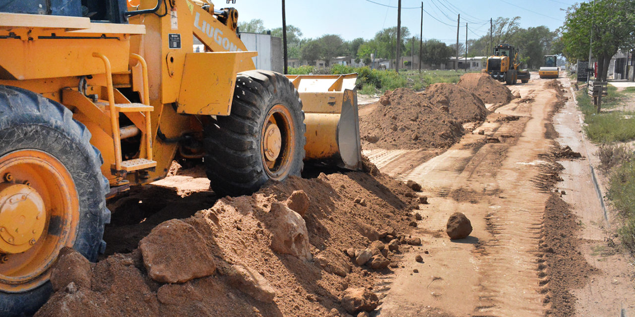 ​Nivelación de calles en todo el barrio Alberdi