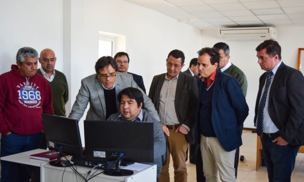 Seguridad: Mosquera supervisó el avance de la Central de Monitoreo en Río Cuarto