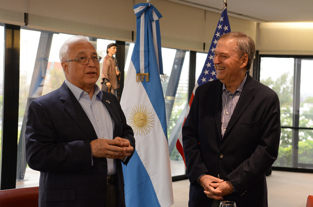 Schiaretti se reunió con el embajador de los Estados Unidos