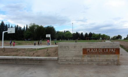 Río Cuarto: se inauguró la Plaza de la Paz