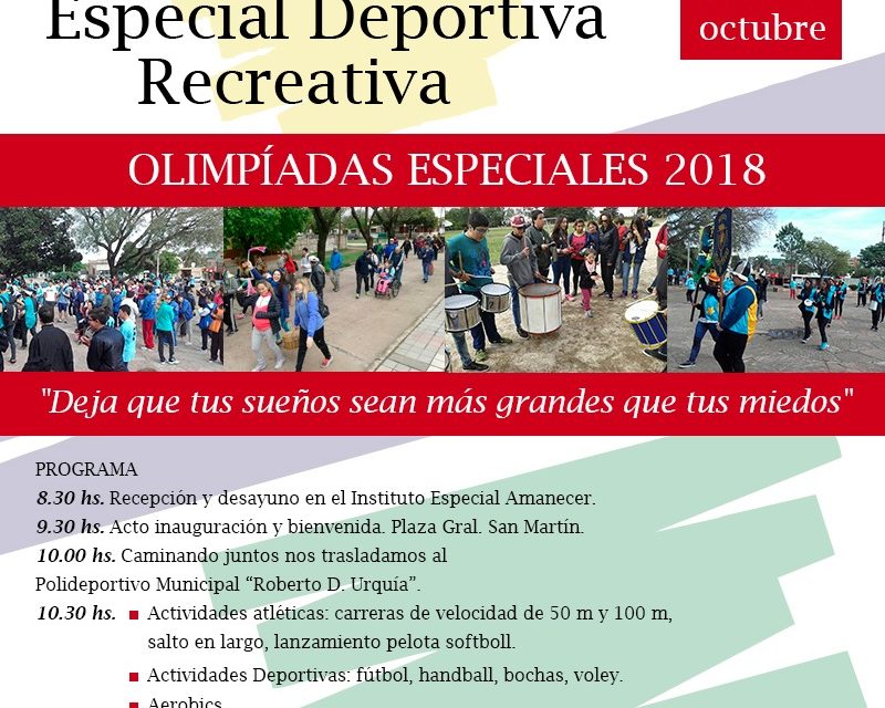 10° Jornada Especial Deportiva Recreativa