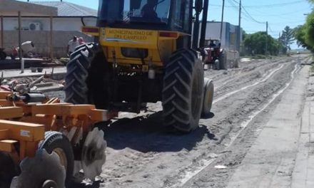 Del Campillo: avanza el pavimento articulado