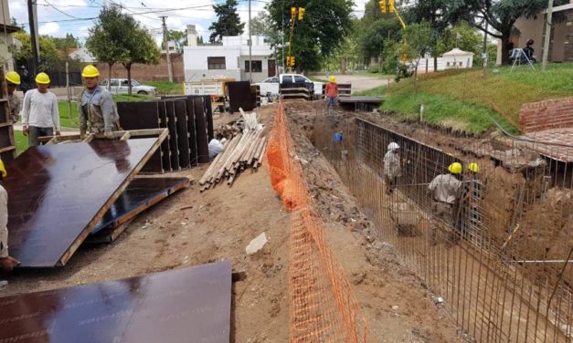 La Provincia ejecuta obras de desagües en Río Cuarto