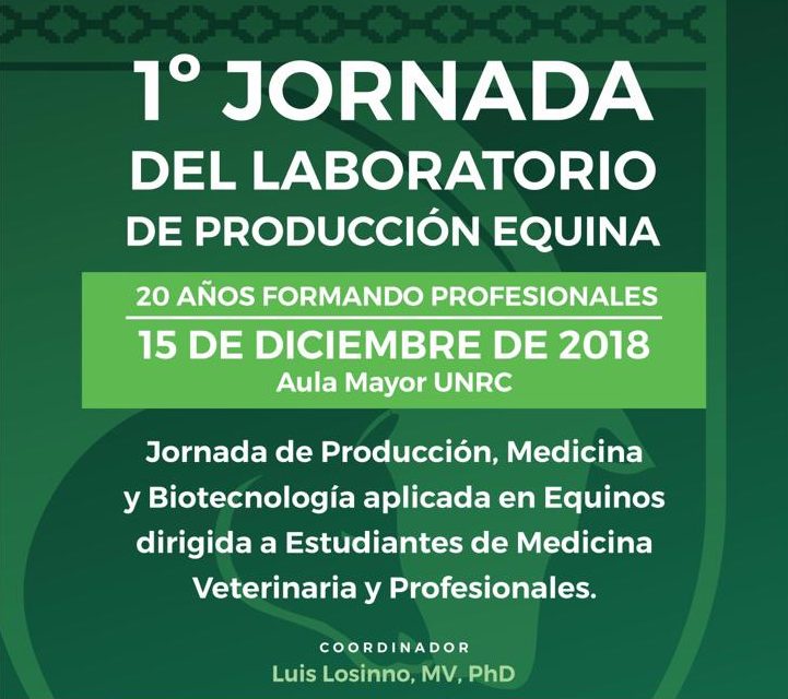 Primeras jornadas del Laboratorio de Producción Equina