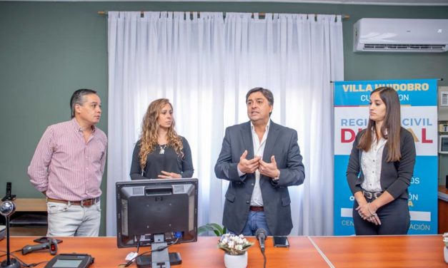 Villa Huidobro: se inauguró la oficina de Registro Civil