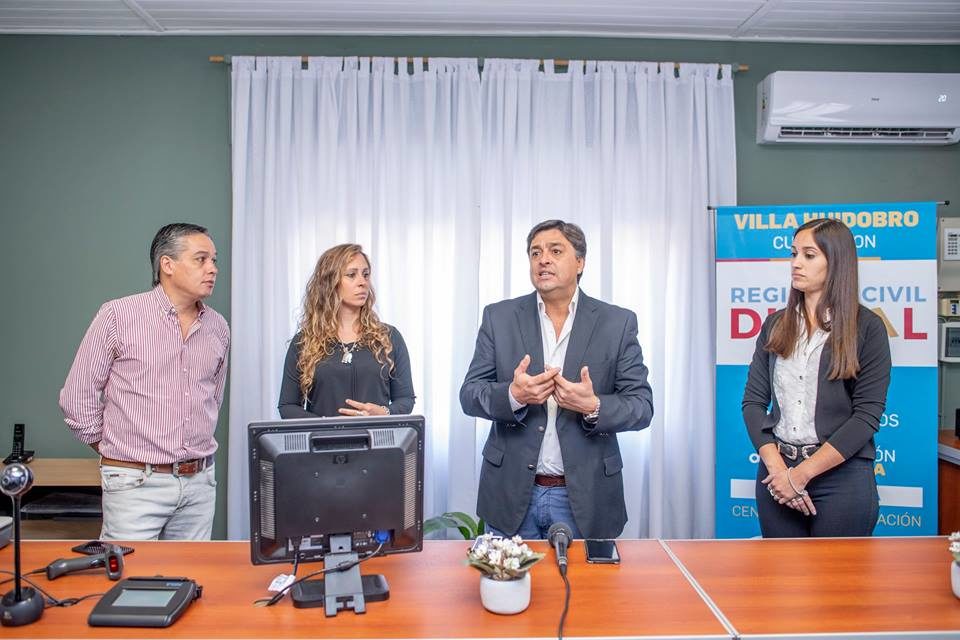 Villa Huidobro: se inauguró la oficina de Registro Civil