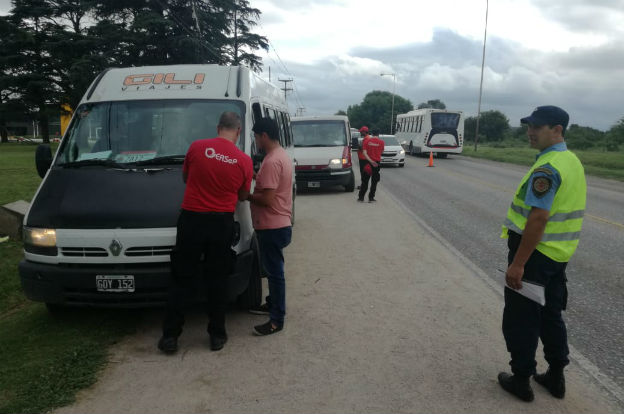 ERSeP continúa los controles sobre vehículos de transporte interurbano