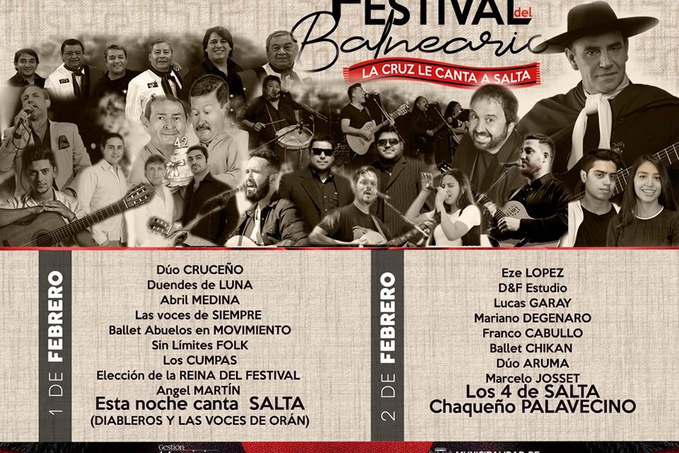48° Festival del Balneario, «La Cruz le canta a Salta»