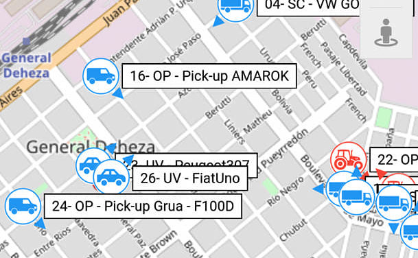 General Deheza: Vehículos municipales con monitoreo satelital
