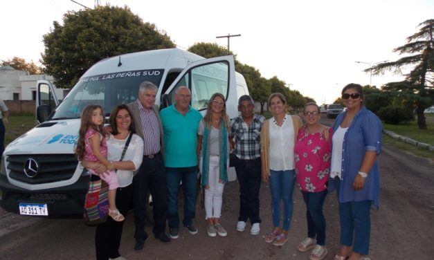 Las Peñas Sud ya cuenta con nuevo transporte escolar