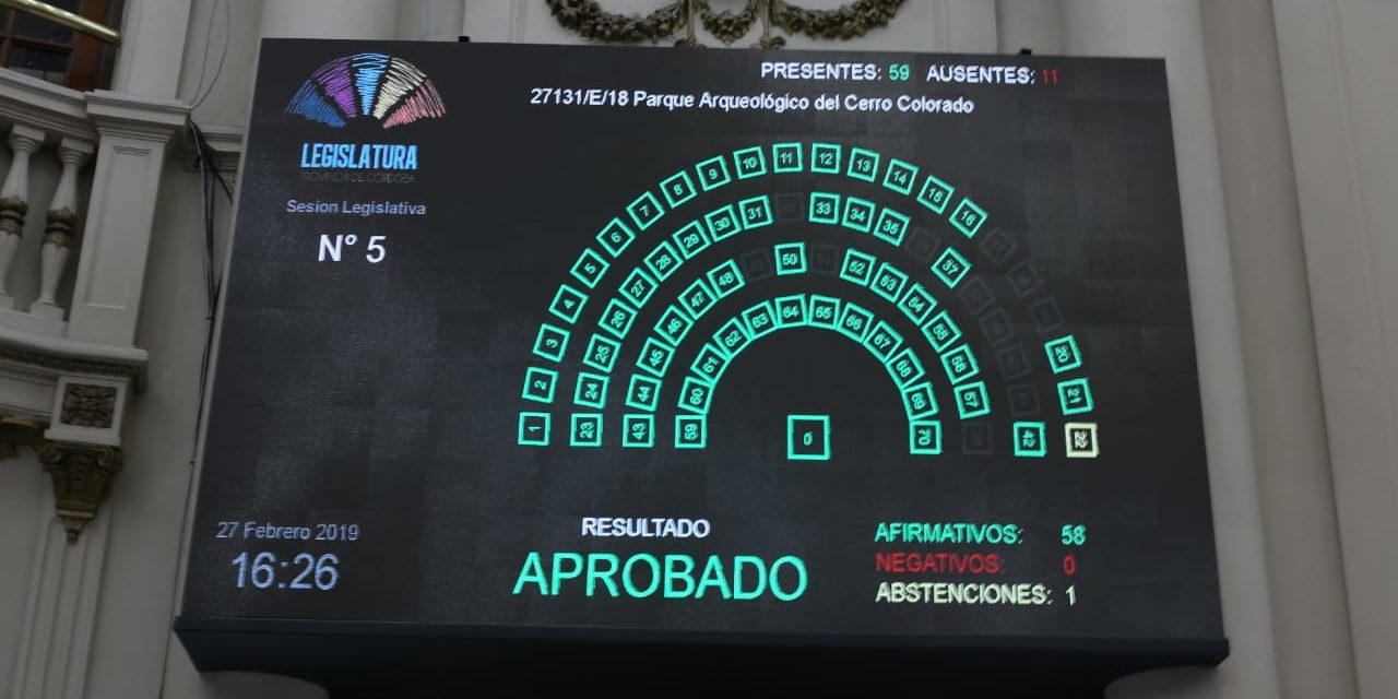 Se realizó la 5ª Sesión Ordinaria de la Unicameral