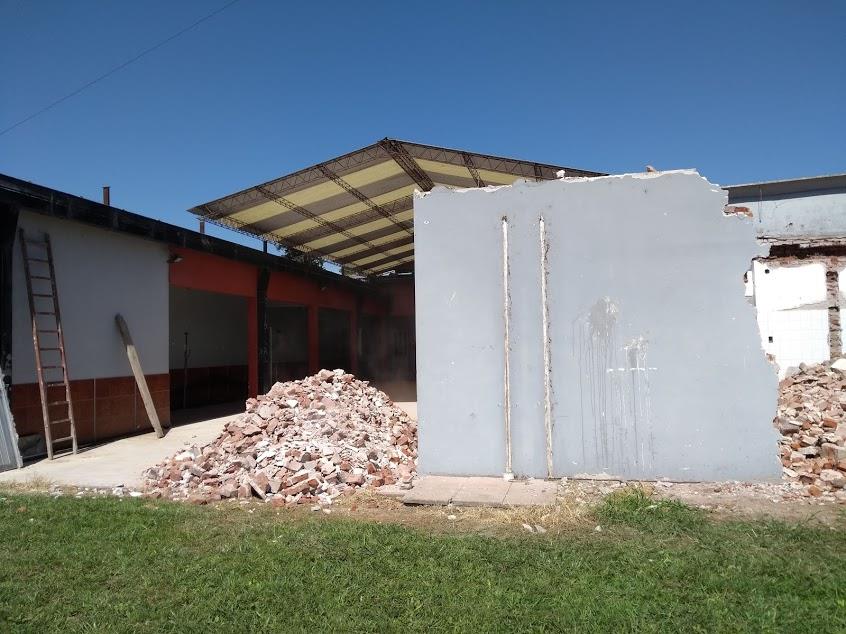 Buchardo: Obra en el Instituto Secundario Hipólito Bouchard