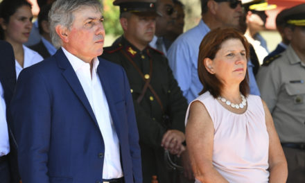 Massei junto a Bullrich en el ascenso de suboficiales de Gendarmería