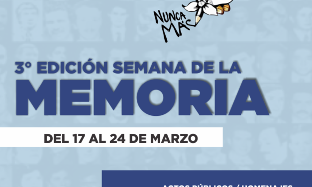 3° edición de la Semana de la Memoria