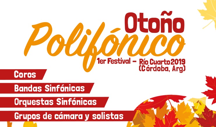 Río Cuarto: se realizará el Festival Otoño Polifónico