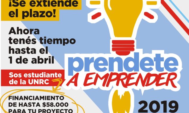 UNRC: Hasta el 1 de abril los estudiantes pueden presentar proyectos emprendedores