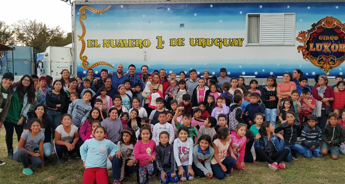 Más de 1500 niños participaron de las funciones solidarias de circo