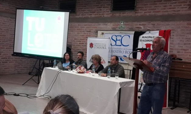 Alejandro Roca: se presentó el Plan de Lotes para Vivienda Única “TU LOTE”