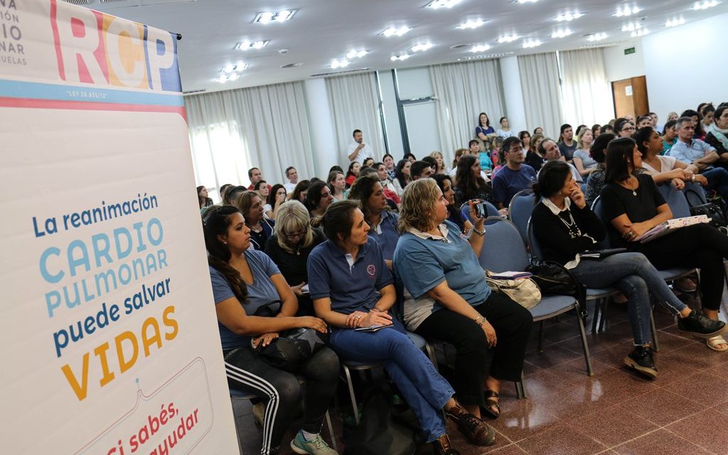 Docentes del sur provincial se capacitaron en técnicas de RCP