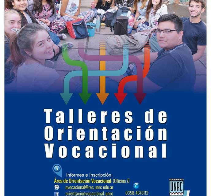 UNRC: se dictarán talleres de orientación vocacional