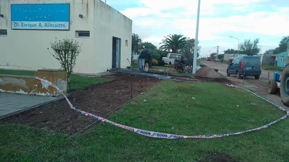 Buchardo: continua la refacción del Hospital