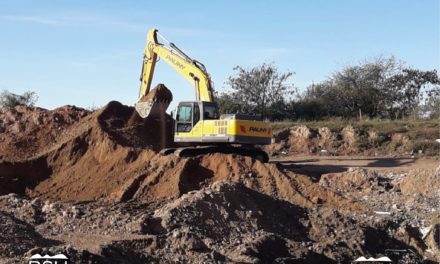 Obra de remediación en el antiguo basural de Santa Rosa de Calamuchita