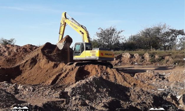 Obra de remediación en el antiguo basural de Santa Rosa de Calamuchita