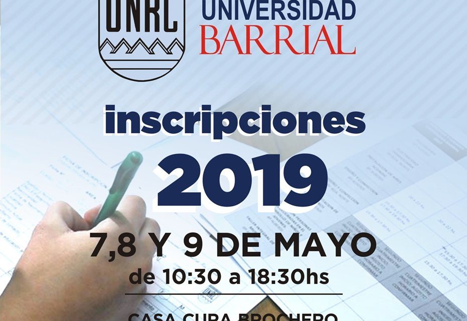 Del 7 al 9 de mayo, la Universidad Barrial inscribe para sus talleres