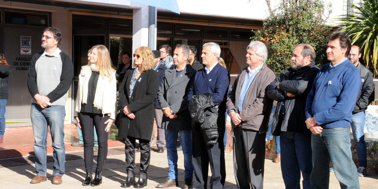 La UNRC honró a Manuel Belgrano y a nuestra enseña patria