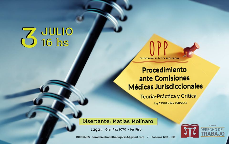 Curso comisiones médicas Juridiccionales