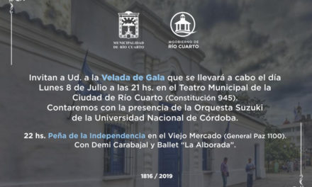 Actividades oficiales por el 9 de Julio