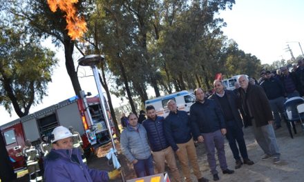 Ucacha: Inauguraron el gas natural en el Parque Industrial